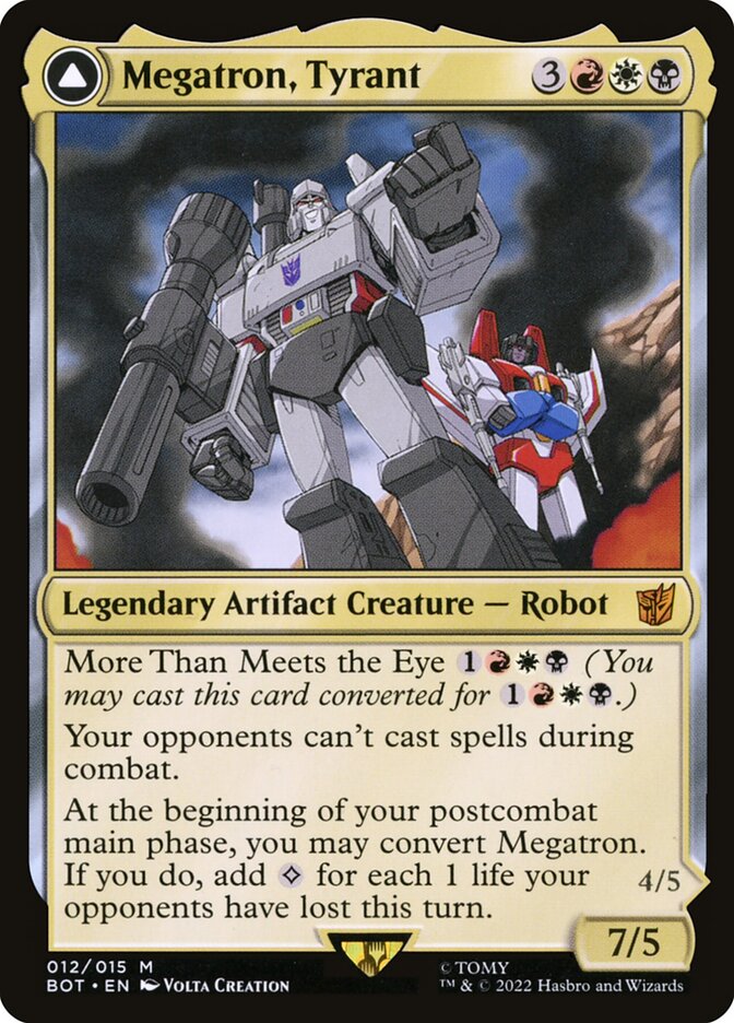 Megatron Tyrant 12 (Universes Beyond: Transformers)  - Foil | Good Games Adelaide SA