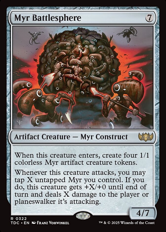 Myr Battlesphere 322 (Commander: Tarkir: Dragonstorm)  | Good Games Adelaide SA