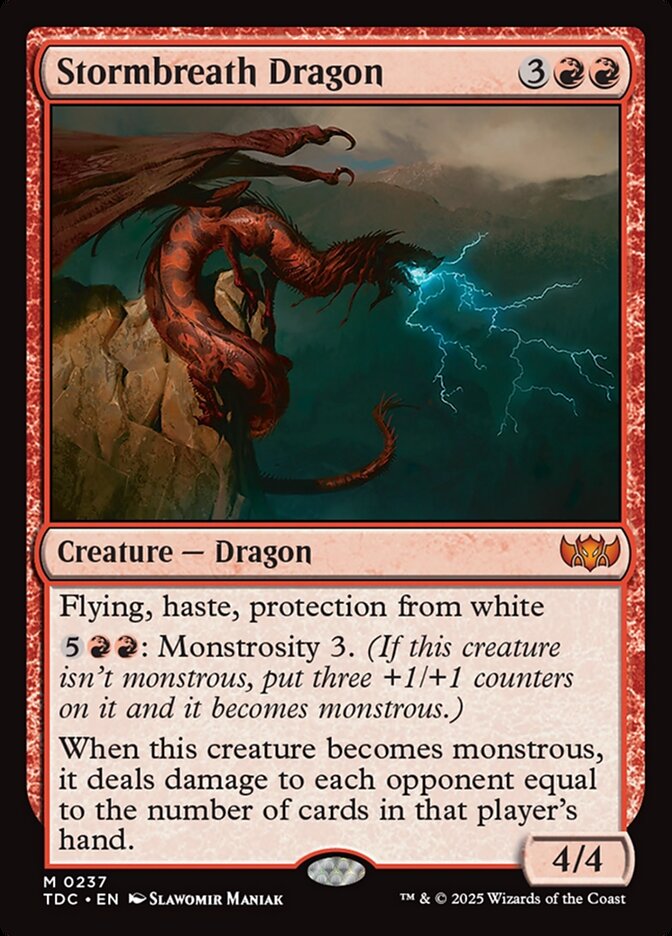 Stormbreath Dragon 237 (Commander: Tarkir: Dragonstorm)  | Good Games Adelaide SA
