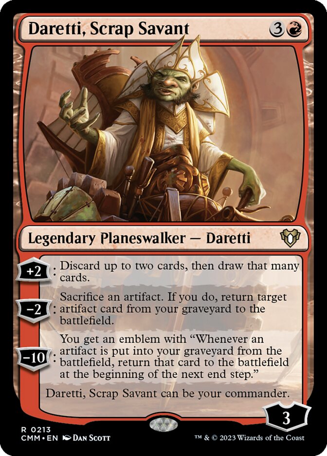 Daretti Scrap, Savant 213 (Commander Masters)  | Good Games Adelaide SA