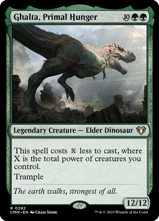 Ghalta, Primal Hunger 292 (Commander Masters)  - Foil | Good Games Adelaide SA