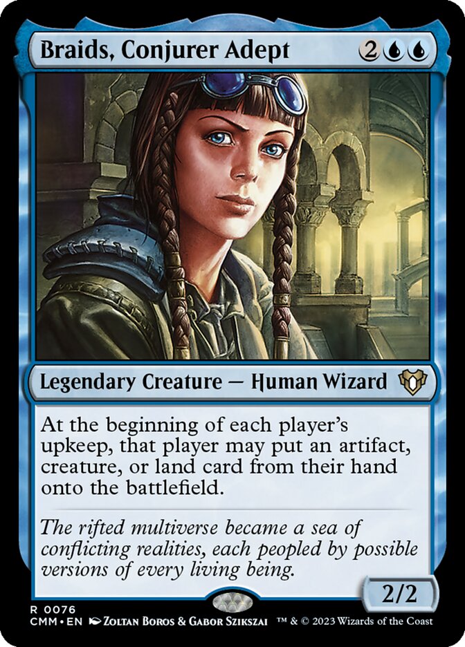 Braids, Conjurer Adept 76 (Commander Masters)  | Good Games Adelaide SA