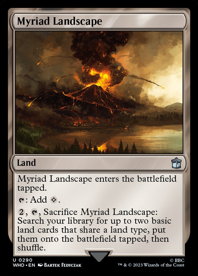 Myriad Landscape 290 (Universes Beyond: Doctor Who)  - Foil | Good Games Adelaide SA