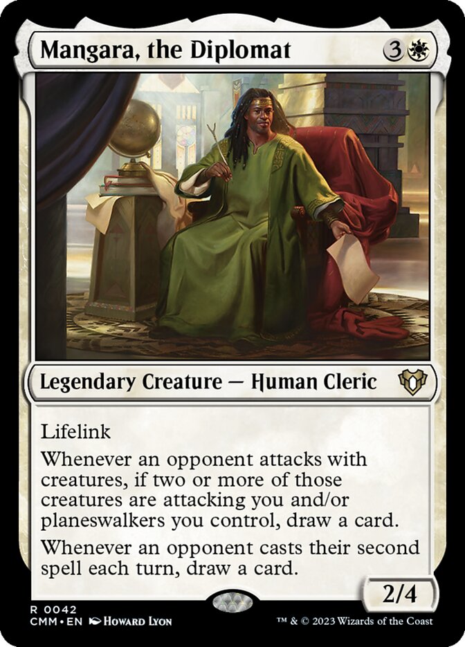 Mangara, the Diplomat 42 (Commander Masters)  - Foil | Good Games Adelaide SA