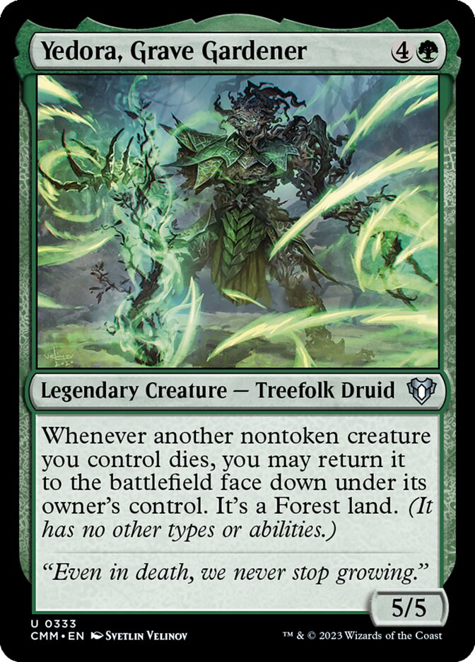 Yedora, Grave Gardener 333 (Commander Masters)  - Foil | Good Games Adelaide SA