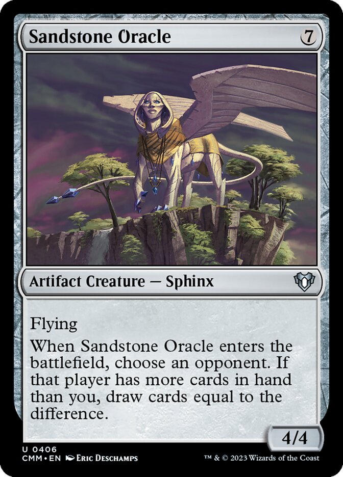 Sandstone Oracle 406 (Commander Masters)  - Foil | Good Games Adelaide SA