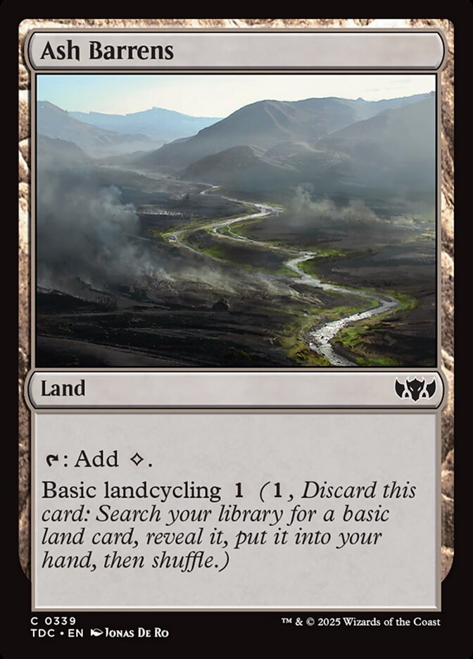 Ash Barrens 339 (Commander: Tarkir: Dragonstorm)  | Good Games Adelaide SA