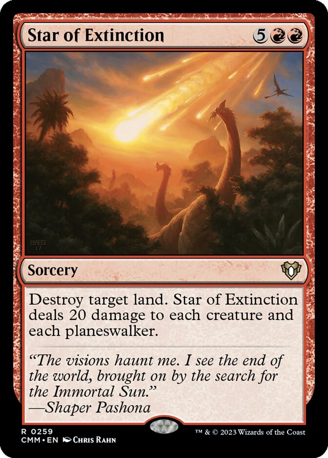 Star of Extinction 259 (Commander Masters)  - Foil | Good Games Adelaide SA