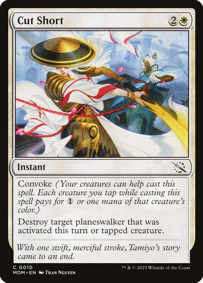 Cut Short 10 (March of the Machine)  - Foil | Good Games Adelaide SA