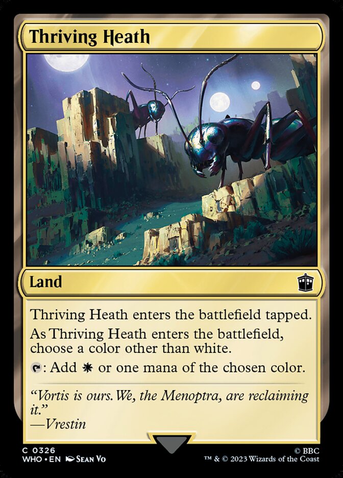 Thriving Heath 326 (Universes Beyond: Doctor Who)  | Good Games Adelaide SA