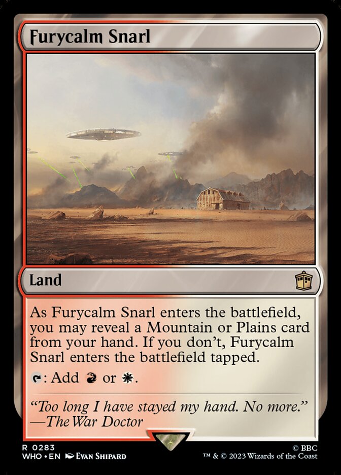 Furycalm Snarl 283 (Universes Beyond: Doctor Who)  - Foil | Good Games Adelaide SA