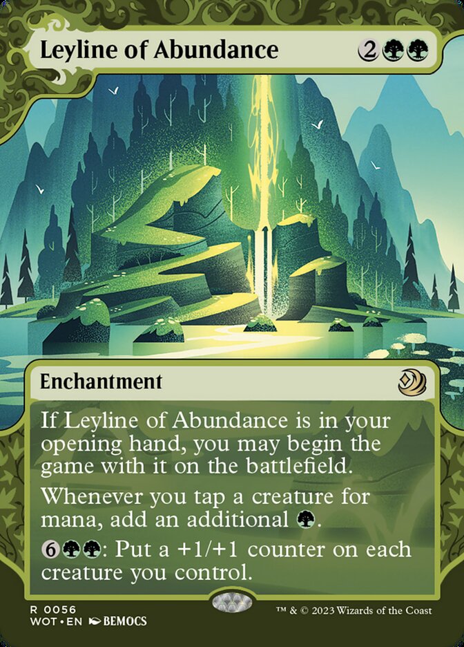Leyline of Abundance 56 (Wilds of Eldraine: Enchanting Tales)  - Foil | Good Games Adelaide SA