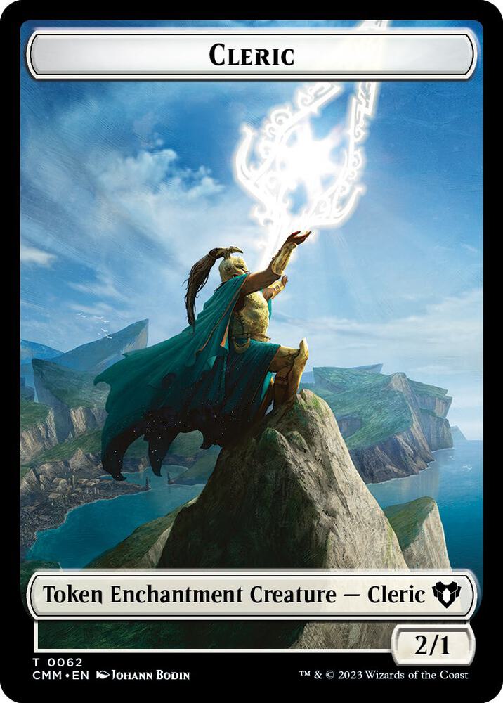 Cleric Cat Beast Double Sided Token 62 // 61 (Commander Masters)  | Good Games Adelaide SA