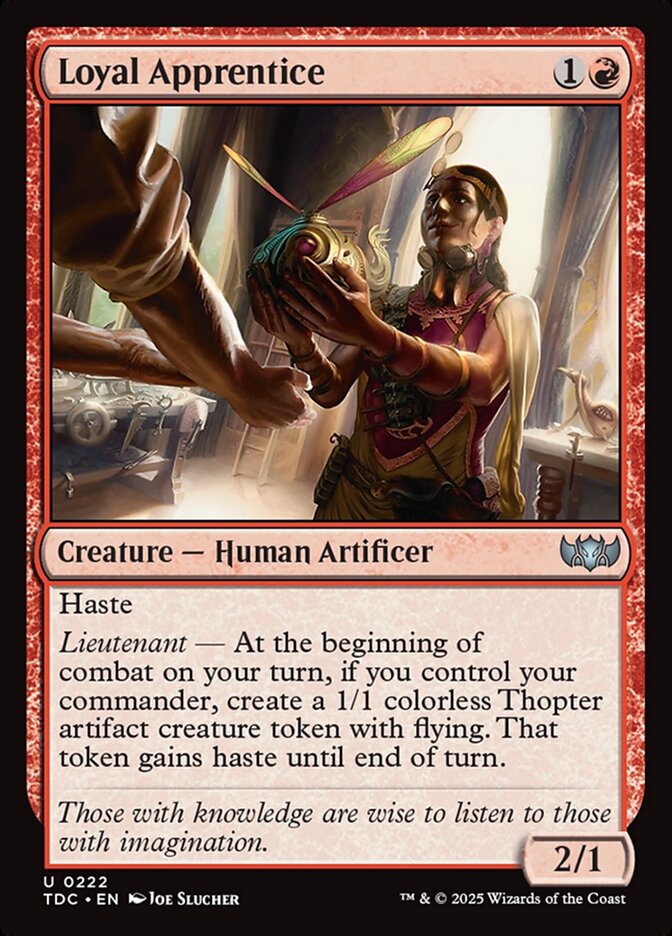 Loyal Apprentice 222 (Commander: Tarkir: Dragonstorm)  | Good Games Adelaide SA