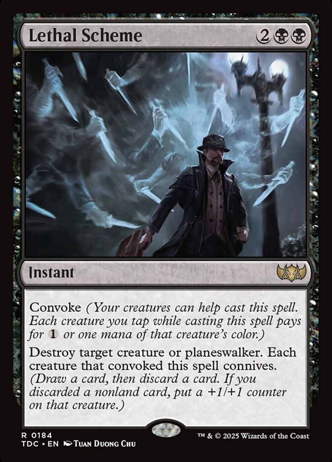 Lethal Scheme 184 (Commander: Tarkir: Dragonstorm)  | Good Games Adelaide SA