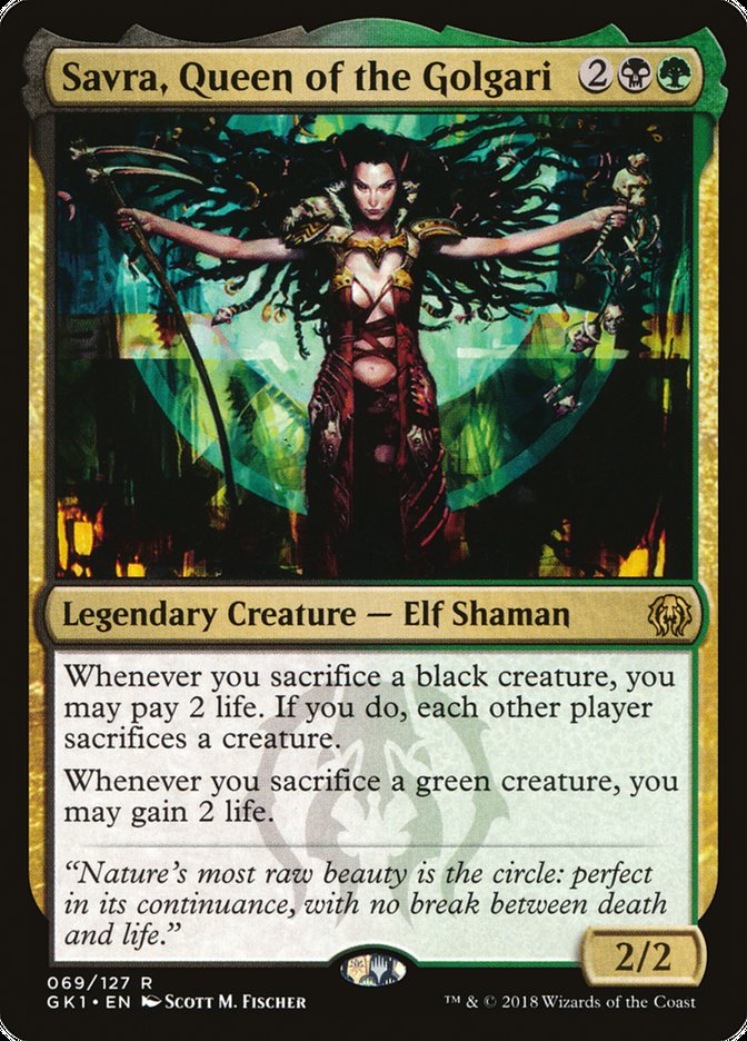 Savra, Queen of the Golgari 69 (Guilds of Ravnica: Guild Kits)  | Good Games Adelaide SA