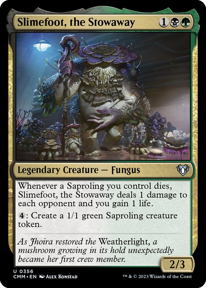 Slimefoot, the Stowaway 356 (Commander Masters)  | Good Games Adelaide SA