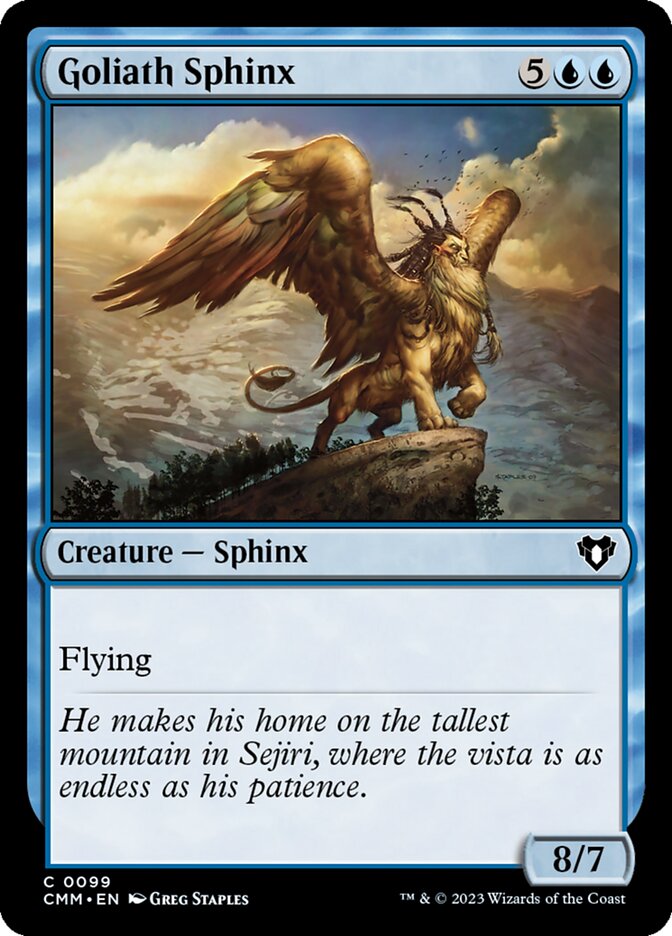 Goliath Sphinx 99 (Commander Masters)  - Foil | Good Games Adelaide SA