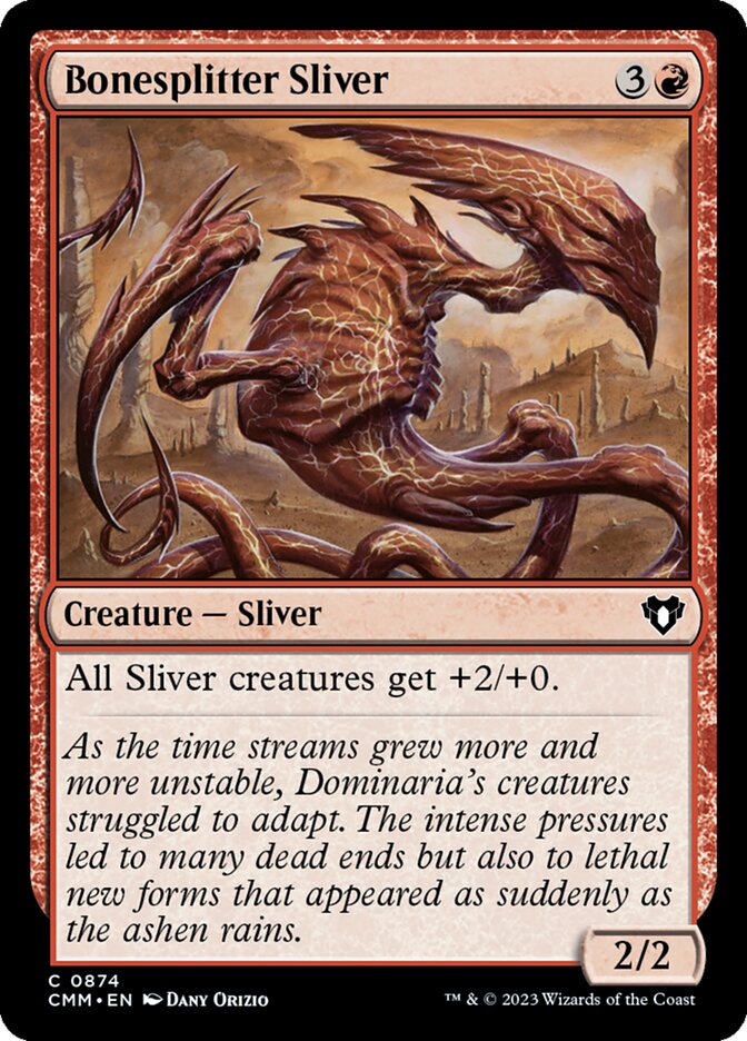 Bonesplitter Sliver 874 (Commander Masters)  | Good Games Adelaide SA