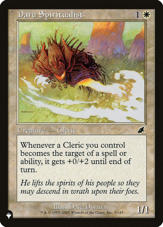 Daru Spiritualist 5/143 (The List Reprints)  | Good Games Adelaide SA