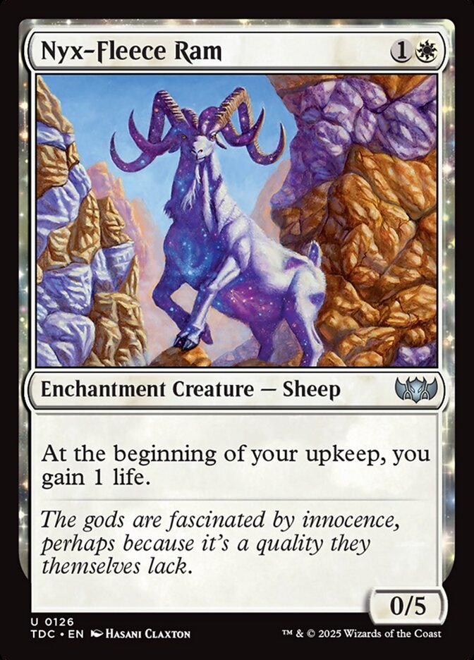 Nyx-Fleece Ram 126 (Commander: Tarkir: Dragonstorm)  | Good Games Adelaide SA