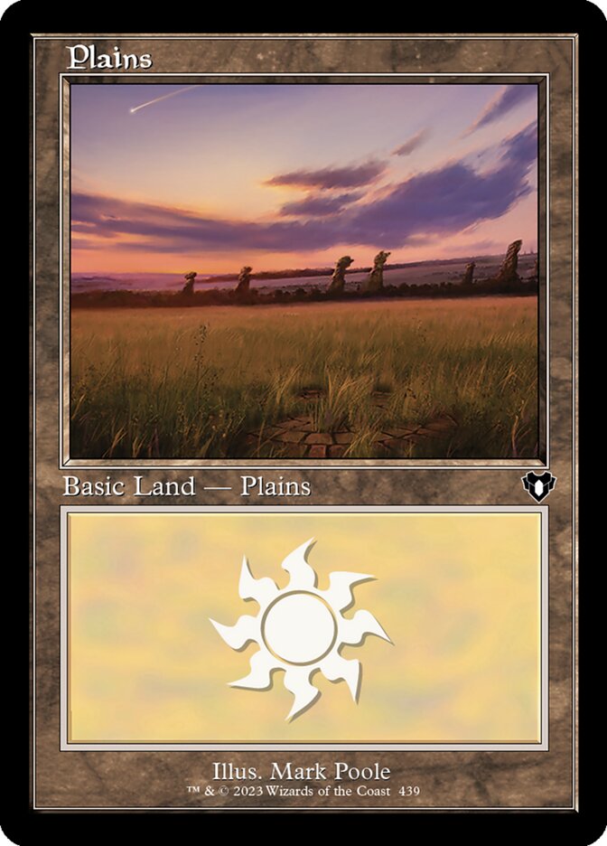 Plains 439 (Commander Masters)  - Retro Foil | Good Games Adelaide SA
