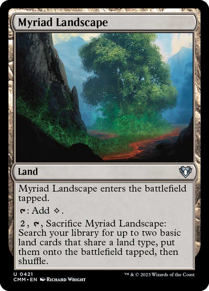 Myriad Landscape 421 (Commander Masters)  - Foil | Good Games Adelaide SA