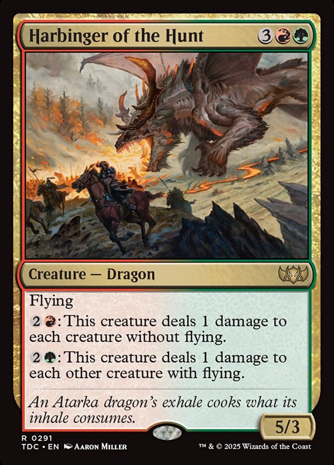 Harbinger of the Hunt 291 (Commander: Tarkir: Dragonstorm)  | Good Games Adelaide SA