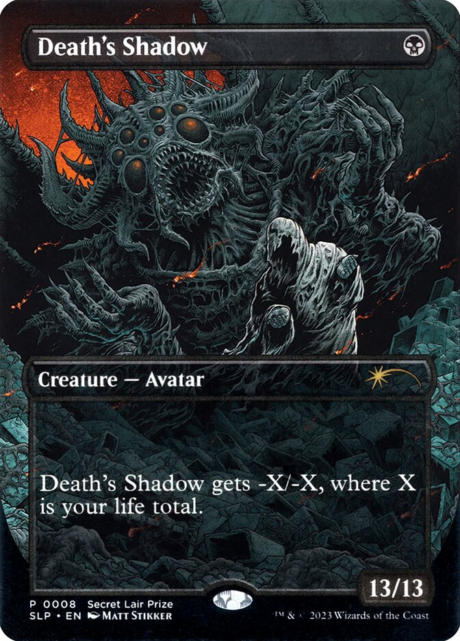 Death's Shadow 8 (Secret Lair Showdown)  - Borderless | Good Games Adelaide SA