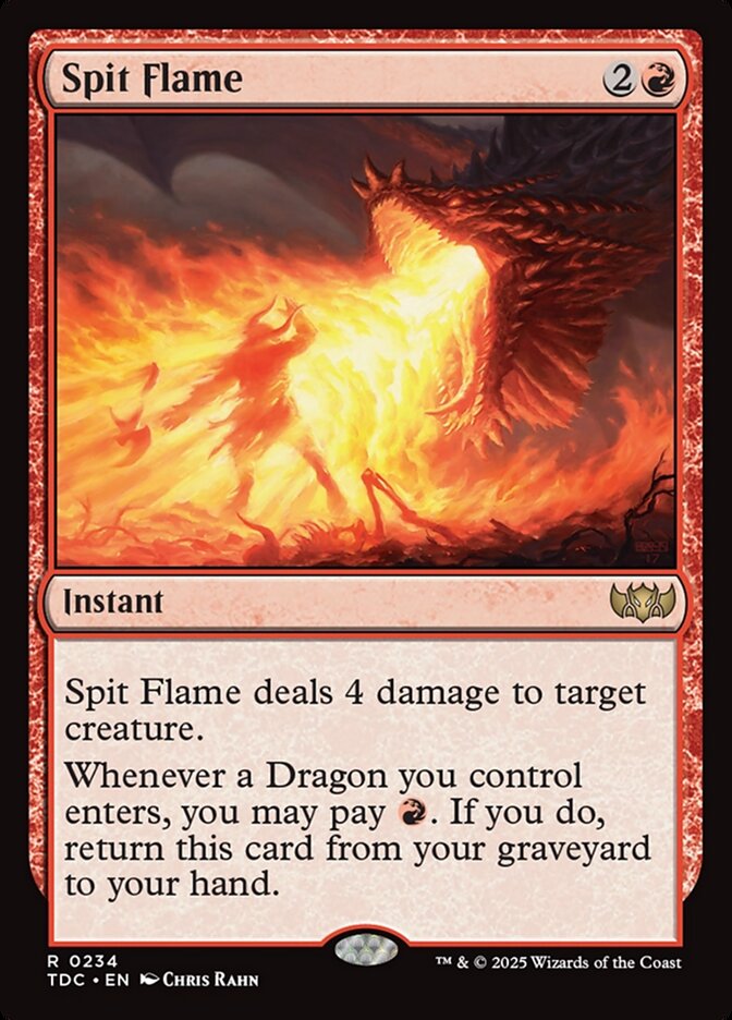 Spit Flame 234 (Commander: Tarkir: Dragonstorm)  | Good Games Adelaide SA