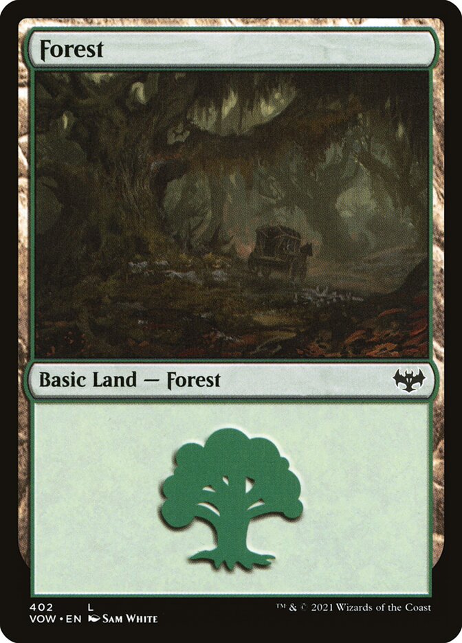 Forest 402 (Innistrad: Crimson Vow)  - Foil | Good Games Adelaide SA