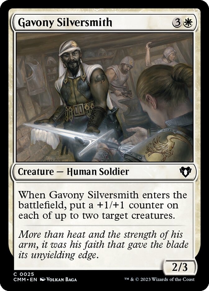 Gavony Silversmith 25 (Commander Masters)  | Good Games Adelaide SA