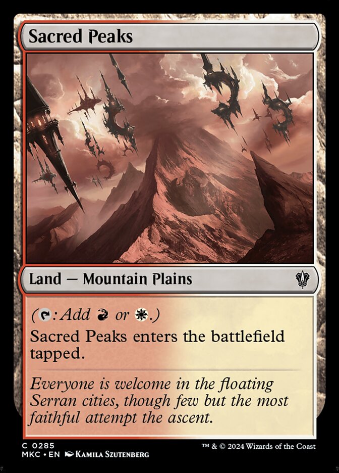 Sacred Peaks 285 (Commander: Murders at Karlov Manor)  | Good Games Adelaide SA