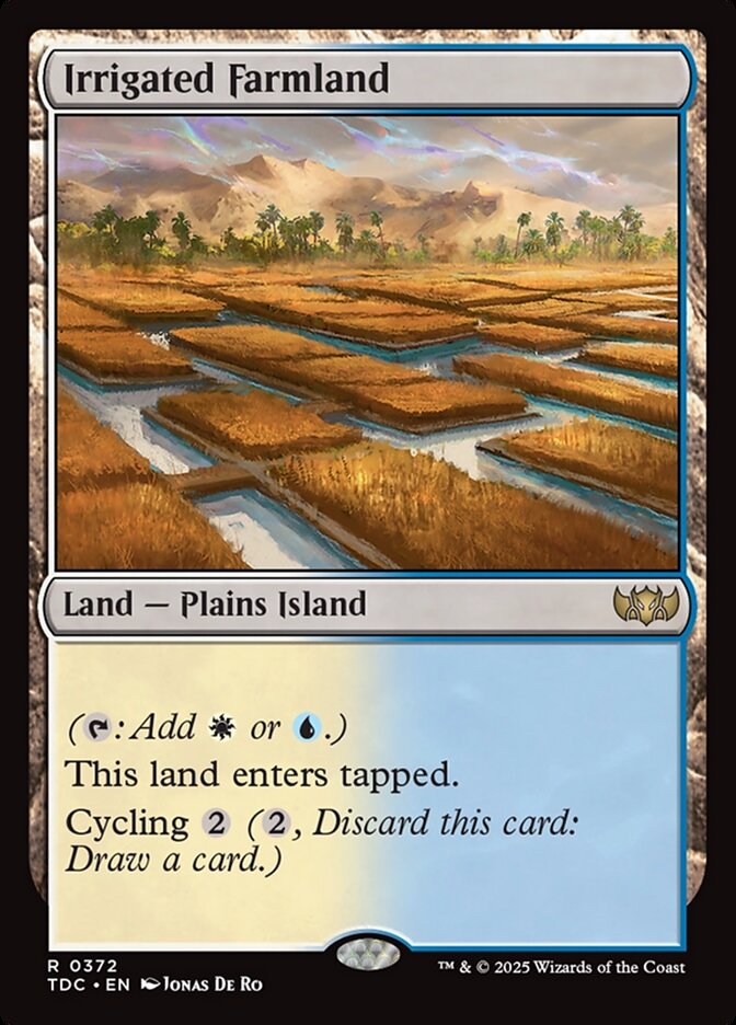 Irrigated Farmland 372 (Commander: Tarkir: Dragonstorm)  | Good Games Adelaide SA