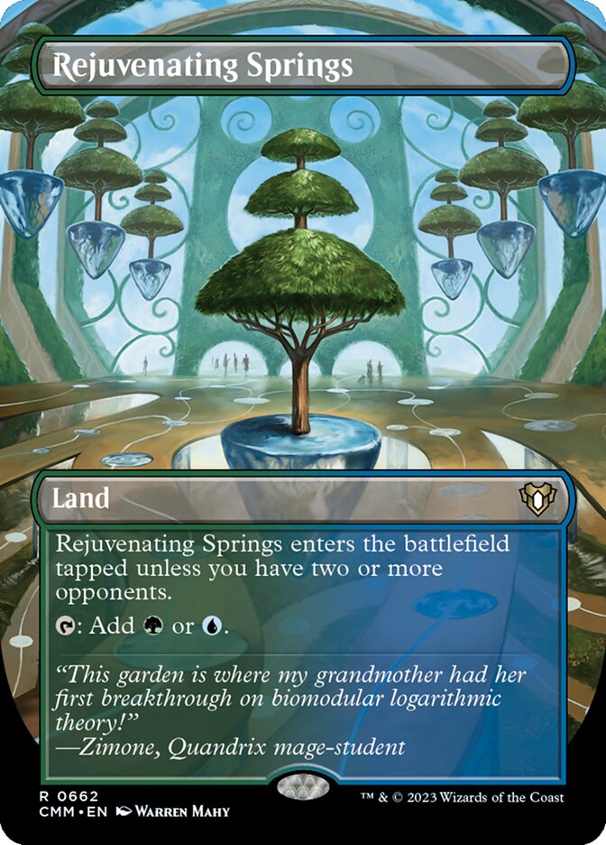 Rejuvenating Springs 662 (Commander Masters)  - Borderless | Good Games Adelaide SA