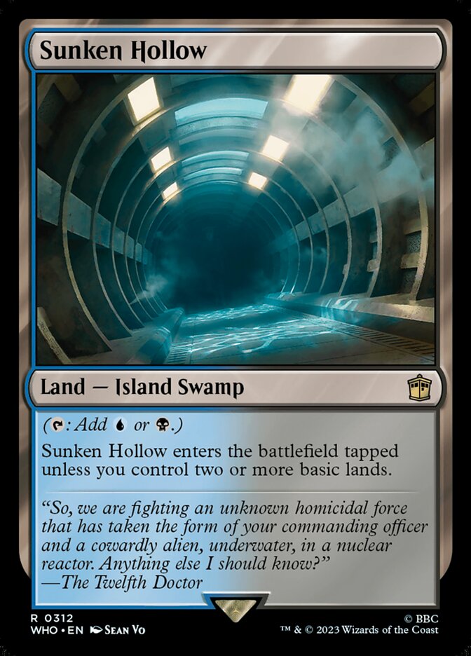 Sunken Hollow 312 (Universes Beyond: Doctor Who)  | Good Games Adelaide SA