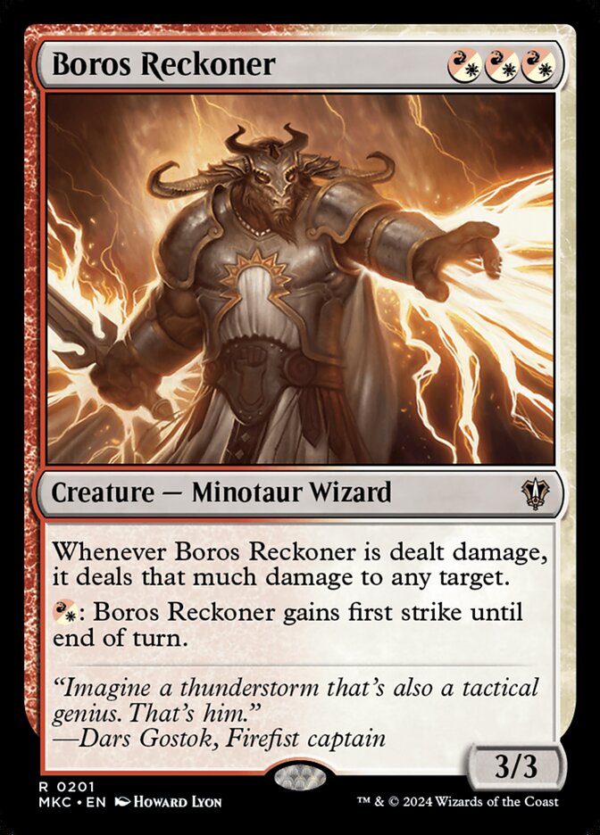 Boros Reckoner 201 (Commander: Murders at Karlov Manor)  | Good Games Adelaide SA