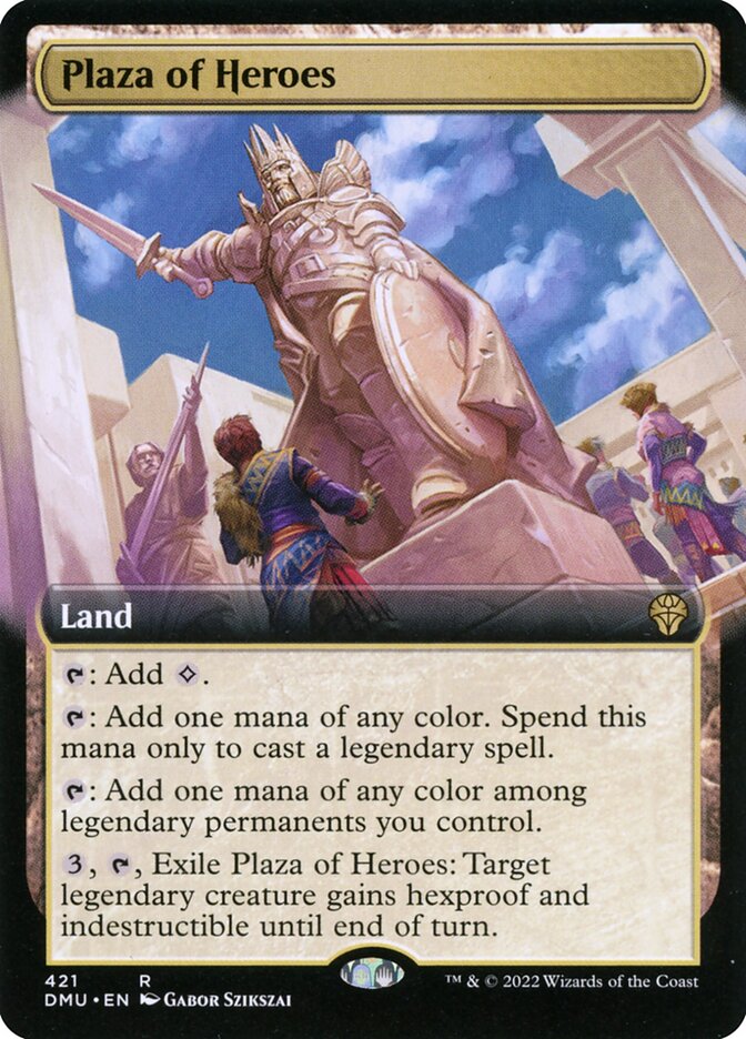 Plaza of Heroes 421 (Dominaria United)  - Foil | Good Games Adelaide SA