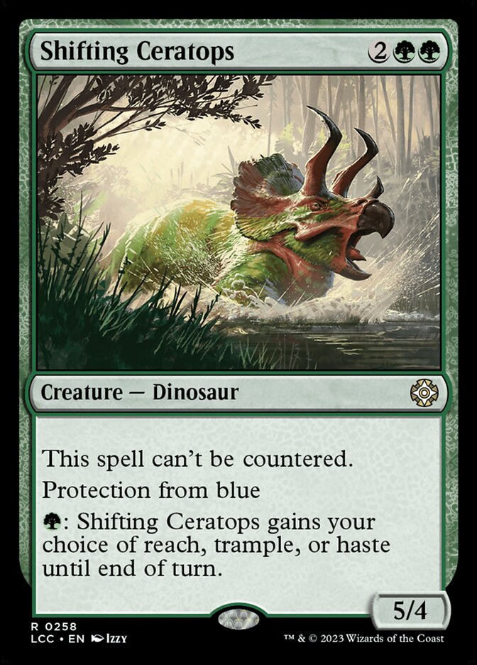 Shifting Ceratops 258 (Commander: The Lost Caverns of Ixalan)  | Good Games Adelaide SA