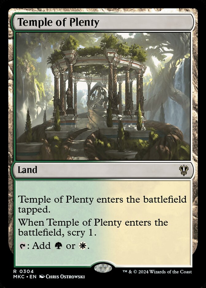 Temple of Plenty 304 (Commander: Murders at Karlov Manor)  | Good Games Adelaide SA