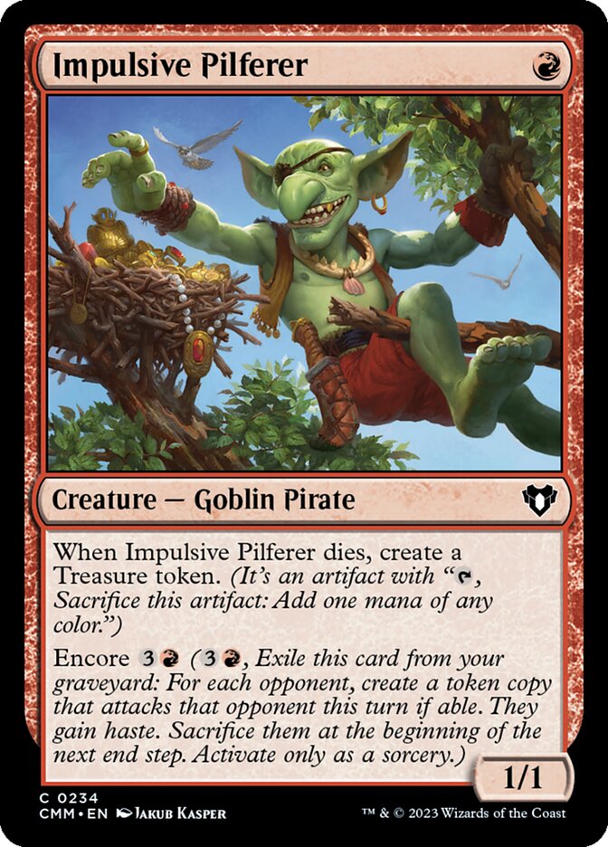 Impulsive Pilferer 234 (Commander Masters)  | Good Games Adelaide SA