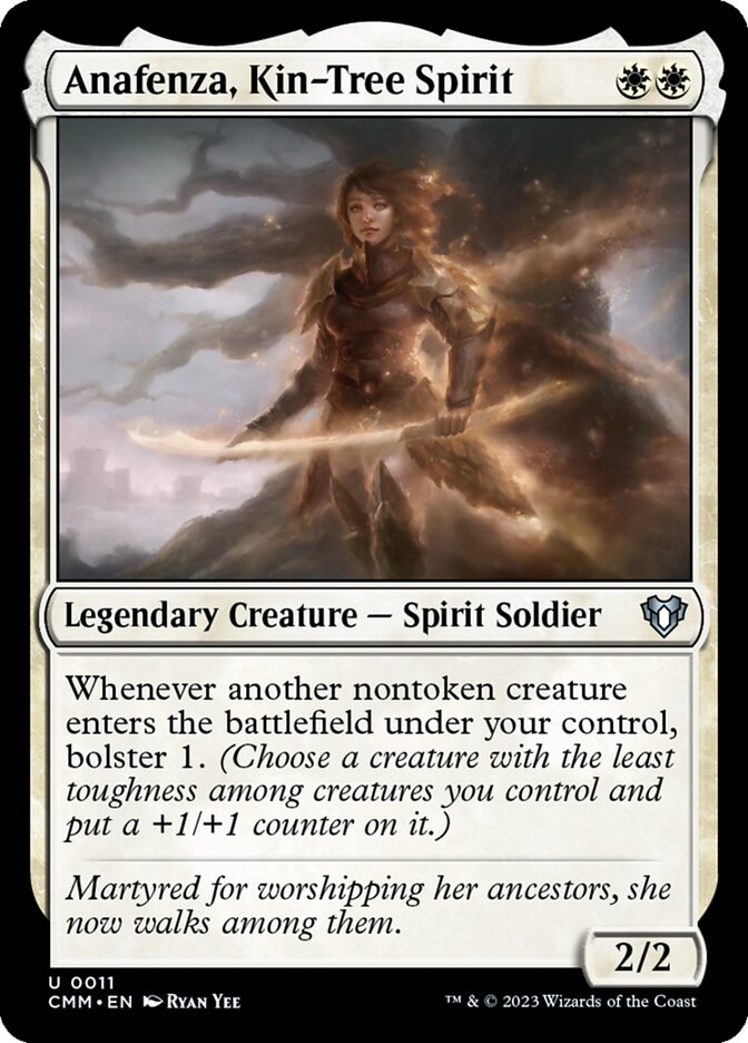 Anafenza, Kin-Tree Spirit 11 (Commander Masters)  - Foil | Good Games Adelaide SA