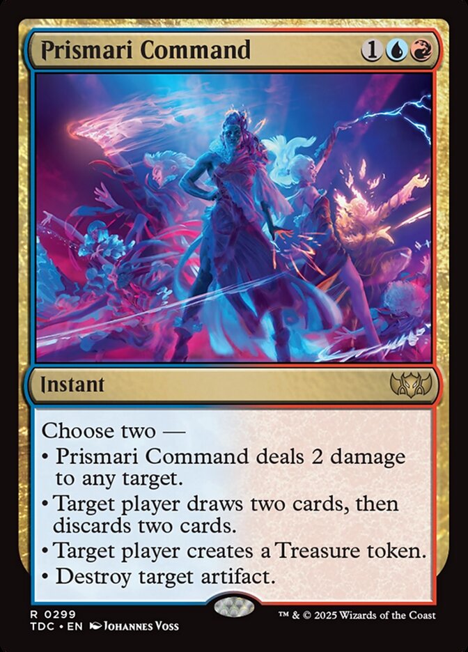 Prismari Command 299 (Commander: Tarkir: Dragonstorm)  | Good Games Adelaide SA