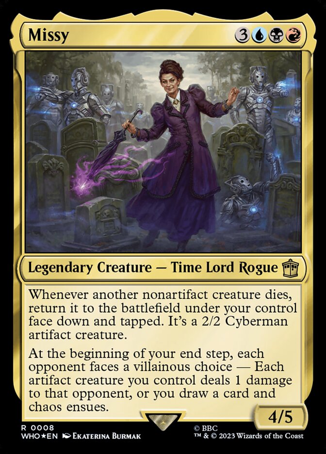 Missy 8 (Universes Beyond: Doctor Who)  - Foil | Good Games Adelaide SA