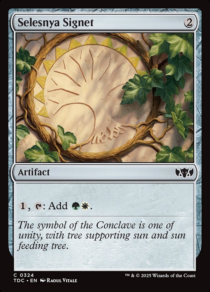 Selesnya Signet 324 (Commander: Tarkir: Dragonstorm)  | Good Games Adelaide SA