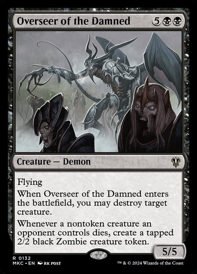 Overseer of the Damned 132 (Commander: Murders at Karlov Manor)  | Good Games Adelaide SA