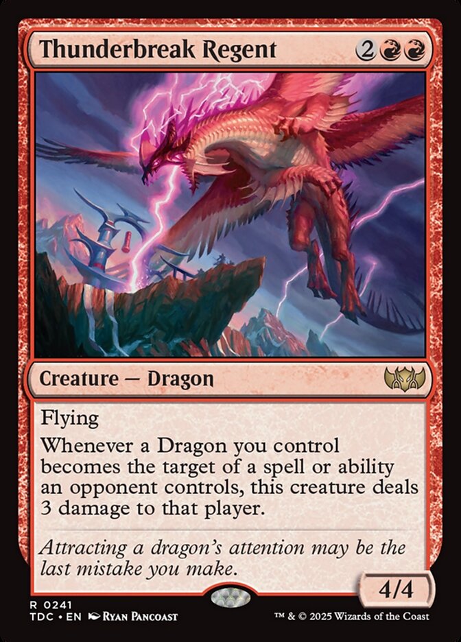 Thunderbreak Regent 241 (Commander: Tarkir: Dragonstorm)  | Good Games Adelaide SA