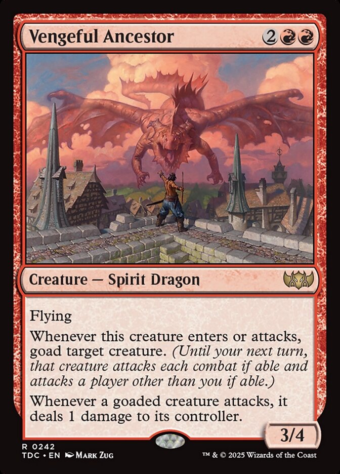 Vengeful Ancestor 242 (Commander: Tarkir: Dragonstorm)  | Good Games Adelaide SA