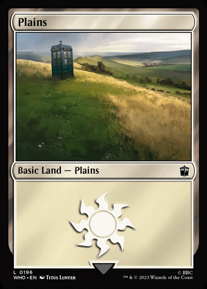 Plains 196 (Universes Beyond: Doctor Who)  | Good Games Adelaide SA