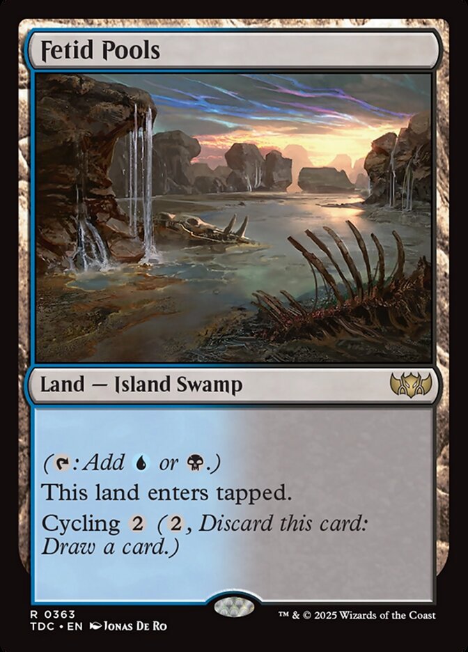 Fetid Pools 363 (Commander: Tarkir: Dragonstorm)  | Good Games Adelaide SA